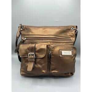 ✨ Relic by Fossil Bronze Metallic Multi-Pocket Bag - GUC ✨